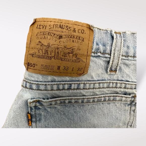 Levi’s Orange Tab Vintage Distressed Relaxed Fit Jeans Size 33x32 - Picture 3 of 13